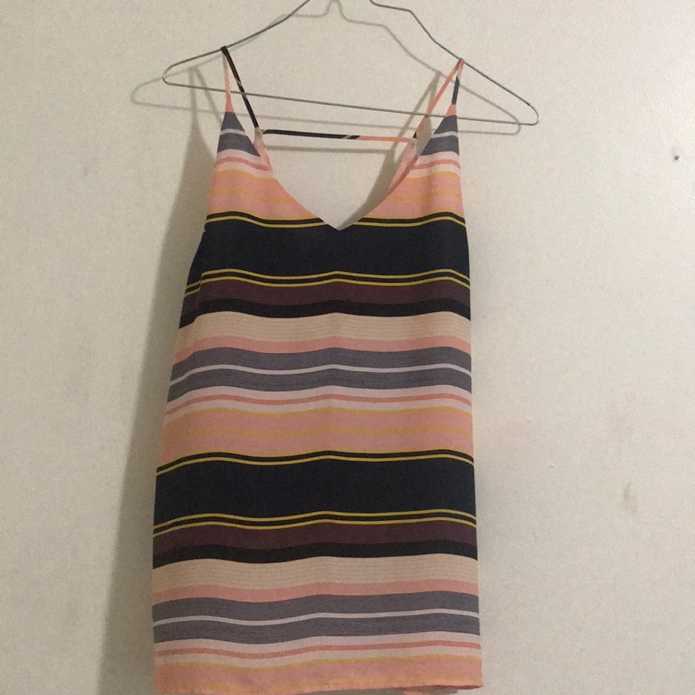 LOFT striped barbell tank